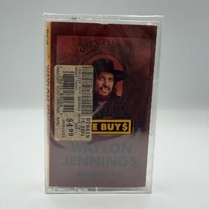 Waylon Jennings Greatest Hits Cassette Tape 1989 RCA NEW SEALED RARE